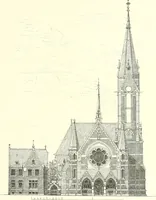 An illustration from Der Kirchenbau des Protestantismus von der Reformation bis zur Gegenwart, hrsg. von der Vereinigung Berliner Architekten (1893)
