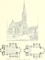 An illustration from Der Kirchenbau des Protestantismus von der Reformation bis zur Gegenwart, hrsg. von der Vereinigung Berliner Architekten (1893)