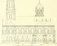 An illustration from Der Kirchenbau des Protestantismus von der Reformation bis zur Gegenwart, hrsg. von der Vereinigung Berliner Architekten (1893)