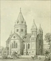 An illustration from Der Kirchenbau des Protestantismus von der Reformation bis zur Gegenwart, hrsg. von der Vereinigung Berliner Architekten (1893)