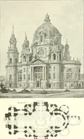 An illustration from Der Kirchenbau des Protestantismus von der Reformation bis zur Gegenwart, hrsg. von der Vereinigung Berliner Architekten (1893)