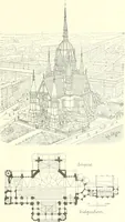 Picture 371 of 572 from Der Kirchenbau des Protestantismus von der Reformation bis zur Gegenwart, hrsg. von der Vereinigung Berliner Architekten (1893), leaf 391