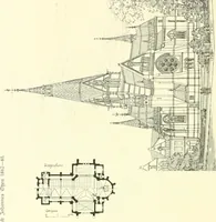 Picture 377 of 572 from Der Kirchenbau des Protestantismus von der Reformation bis zur Gegenwart, hrsg. von der Vereinigung Berliner Architekten (1893), leaf 396