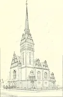 An illustration from Der Kirchenbau des Protestantismus von der Reformation bis zur Gegenwart, hrsg. von der Vereinigung Berliner Architekten (1893)