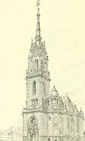 An illustration from Der Kirchenbau des Protestantismus von der Reformation bis zur Gegenwart, hrsg. von der Vereinigung Berliner Architekten (1893)