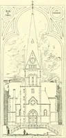 An illustration from Der Kirchenbau des Protestantismus von der Reformation bis zur Gegenwart, hrsg. von der Vereinigung Berliner Architekten (1893)