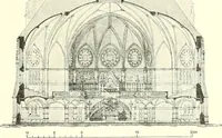 An illustration from Der Kirchenbau des Protestantismus von der Reformation bis zur Gegenwart, hrsg. von der Vereinigung Berliner Architekten (1893)
