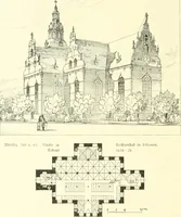 Picture 416 of 572 from Der Kirchenbau des Protestantismus von der Reformation bis zur Gegenwart, hrsg. von der Vereinigung Berliner Architekten (1893), leaf 426