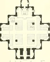 An illustration from Der Kirchenbau des Protestantismus von der Reformation bis zur Gegenwart, hrsg. von der Vereinigung Berliner Architekten (1893)