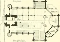 An illustration from Der Kirchenbau des Protestantismus von der Reformation bis zur Gegenwart, hrsg. von der Vereinigung Berliner Architekten (1893)