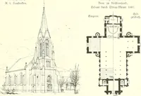 Picture 444 of 572 from Der Kirchenbau des Protestantismus von der Reformation bis zur Gegenwart, hrsg. von der Vereinigung Berliner Architekten (1893), leaf 445