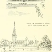 An illustration from Der Kirchenbau des Protestantismus von der Reformation bis zur Gegenwart, hrsg. von der Vereinigung Berliner Architekten (1893)