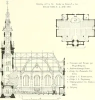 Picture 487 of 572 from Der Kirchenbau des Protestantismus von der Reformation bis zur Gegenwart, hrsg. von der Vereinigung Berliner Architekten (1893), leaf 483