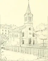 An illustration from Der Kirchenbau des Protestantismus von der Reformation bis zur Gegenwart, hrsg. von der Vereinigung Berliner Architekten (1893)