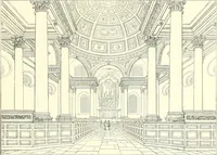 An illustration from Der Kirchenbau des Protestantismus von der Reformation bis zur Gegenwart, hrsg. von der Vereinigung Berliner Architekten (1893)