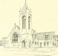 An illustration from Der Kirchenbau des Protestantismus von der Reformation bis zur Gegenwart, hrsg. von der Vereinigung Berliner Architekten (1893)