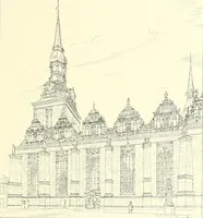 An illustration from Der Kirchenbau des Protestantismus von der Reformation bis zur Gegenwart, hrsg. von der Vereinigung Berliner Architekten (1893)
