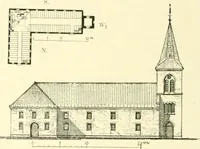 An illustration from Der Kirchenbau des Protestantismus von der Reformation bis zur Gegenwart, hrsg. von der Vereinigung Berliner Architekten (1893)