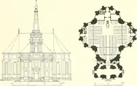 An illustration from Der Kirchenbau des Protestantismus von der Reformation bis zur Gegenwart, hrsg. von der Vereinigung Berliner Architekten (1893)
