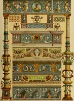 An illustration from Der Ornamentenschatz; ein Musterbuch stilvoller Ornamente aus allen Kunstepochen (1887)