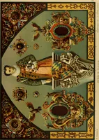 An illustration from Der Ornamentenschatz; ein Musterbuch stilvoller Ornamente aus allen Kunstepochen (1887)