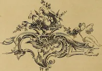 An illustration from Der Ornamentenschatz; ein Musterbuch stilvoller Ornamente aus allen Kunstepochen (1887)