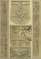 An illustration from Der Ornamentenschatz; ein Musterbuch stilvoller Ornamente aus allen Kunstepochen (1887)