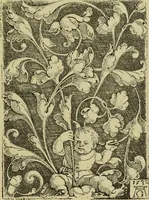 An illustration from Der Ornamentstich der deutschen Frührenaissance : nach seinem sachlichen Inhalt (1888)