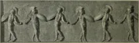 An illustration from Der schoene Mensch im Altertum; eine Geschichte des Koerperideals bei Aegyptern, Orientalen u. Griechen (1912)