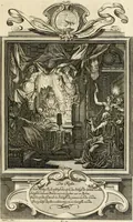 An illustration from Der sogenannte Sinn-lehr-und Geist-volle ... Todentanz : anietzo mit einigen einfältig, doch gut gemeynten Reimen und Versen versehen (1767)