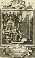 An illustration from Der sogenannte Sinn-lehr-und Geist-volle ... Todentanz : anietzo mit einigen einfältig, doch gut gemeynten Reimen und Versen versehen (1767)