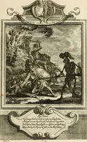 An illustration from Der sogenannte Sinn-lehr-und Geist-volle ... Todentanz : anietzo mit einigen einfältig, doch gut gemeynten Reimen und Versen versehen (1767)