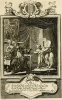 An illustration from Der sogenannte Sinn-lehr-und Geist-volle ... Todentanz : anietzo mit einigen einfältig, doch gut gemeynten Reimen und Versen versehen (1767)