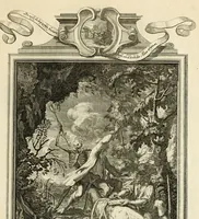 An illustration from Der sogenannte Sinn-lehr-und Geist-volle ... Todentanz : anietzo mit einigen einfältig, doch gut gemeynten Reimen und Versen versehen (1767)