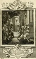 An illustration from Der sogenannte Sinn-lehr-und Geist-volle ... Todentanz : anietzo mit einigen einfältig, doch gut gemeynten Reimen und Versen versehen (1767)