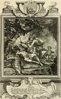 An illustration from Der sogenannte Sinn-lehr-und Geist-volle ... Todentanz : anietzo mit einigen einfältig, doch gut gemeynten Reimen und Versen versehen (1767)