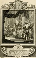 An illustration from Der sogenannte Sinn-lehr-und Geist-volle ... Todentanz : anietzo mit einigen einfältig, doch gut gemeynten Reimen und Versen versehen (1767)