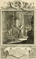 An illustration from Der sogenannte Sinn-lehr-und Geist-volle ... Todentanz : anietzo mit einigen einfältig, doch gut gemeynten Reimen und Versen versehen (1767)