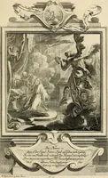 An illustration from Der sogenannte Sinn-lehr-und Geist-volle ... Todentanz : anietzo mit einigen einfältig, doch gut gemeynten Reimen und Versen versehen (1767)