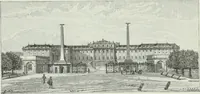 An illustration from Der Städte-Bau nach seinen künstlerischen Grundsätzen. Ein Beitrag zur Lösung moderner Fragen der Architektur und monumentalen Plastik unter besonderer Beziehung auf Wien (1901)