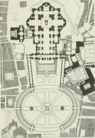 An illustration from Der Städte-Bau nach seinen künstlerischen Grundsätzen. Ein Beitrag zur Lösung moderner Fragen der Architektur und monumentalen Plastik unter besonderer Beziehung auf Wien (1901)