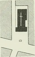 An illustration from Der Städte-Bau nach seinen künstlerischen Grundsätzen. Ein Beitrag zur Lösung moderner Fragen der Architektur und monumentalen Plastik unter besonderer Beziehung auf Wien (1901)