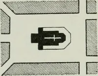 An illustration from Der Städte-Bau nach seinen künstlerischen Grundsätzen. Ein Beitrag zur Lösung moderner Fragen der Architektur und monumentalen Plastik unter besonderer Beziehung auf Wien (1901)