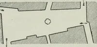 An illustration from Der Städte-Bau nach seinen künstlerischen Grundsätzen. Ein Beitrag zur Lösung moderner Fragen der Architektur und monumentalen Plastik unter besonderer Beziehung auf Wien (1901)