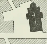 An illustration from Der Städte-Bau nach seinen künstlerischen Grundsätzen. Ein Beitrag zur Lösung moderner Fragen der Architektur und monumentalen Plastik unter besonderer Beziehung auf Wien (1901)