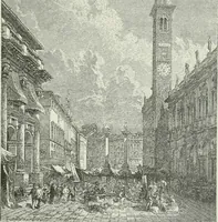 An illustration from Der Städte-Bau nach seinen künstlerischen Grundsätzen. Ein Beitrag zur Lösung moderner Fragen der Architektur und monumentalen Plastik unter besonderer Beziehung auf Wien (1901)