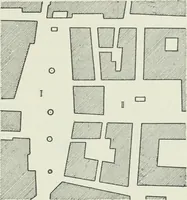 An illustration from Der Städte-Bau nach seinen künstlerischen Grundsätzen. Ein Beitrag zur Lösung moderner Fragen der Architektur und monumentalen Plastik unter besonderer Beziehung auf Wien (1901)