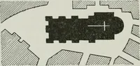 An illustration from Der Städte-Bau nach seinen künstlerischen Grundsätzen. Ein Beitrag zur Lösung moderner Fragen der Architektur und monumentalen Plastik unter besonderer Beziehung auf Wien (1901)