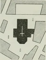 An illustration from Der Städte-Bau nach seinen künstlerischen Grundsätzen. Ein Beitrag zur Lösung moderner Fragen der Architektur und monumentalen Plastik unter besonderer Beziehung auf Wien (1901)