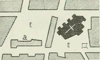 An illustration from Der Städte-Bau nach seinen künstlerischen Grundsätzen. Ein Beitrag zur Lösung moderner Fragen der Architektur und monumentalen Plastik unter besonderer Beziehung auf Wien (1901)